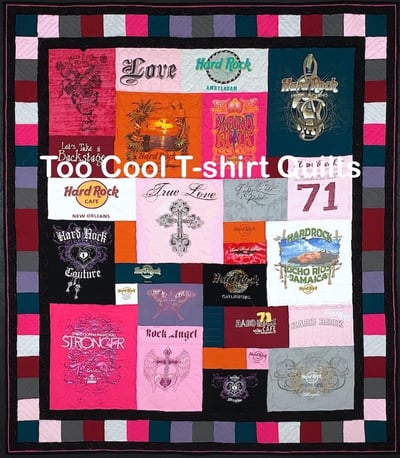 Hard Rock Cafe T-shirt Quilt